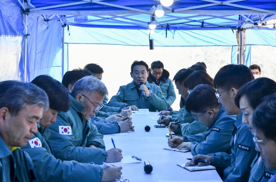 포천시, 공군 전투기 오폭사고 대응 상황 현장 보고회 개최 기사 이미지