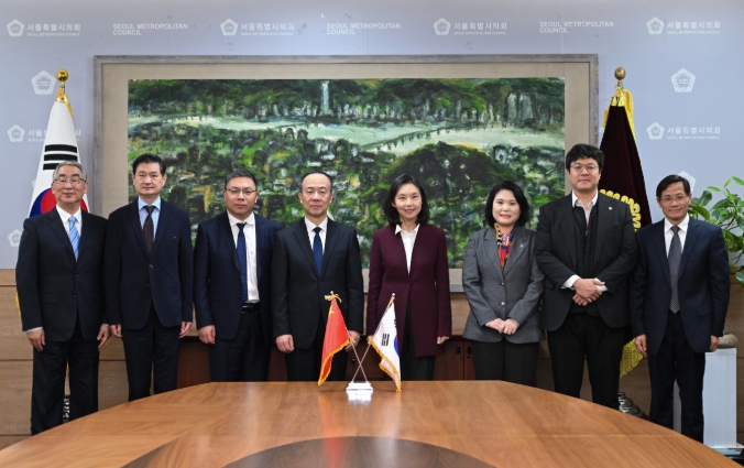 최호정 서울시의장, 상하이인대 대표단 접견…한중 지방의회 교류 강화 기사 이미지